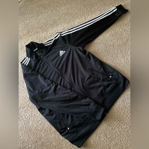 Adidas Track jacket, XL, Black and white